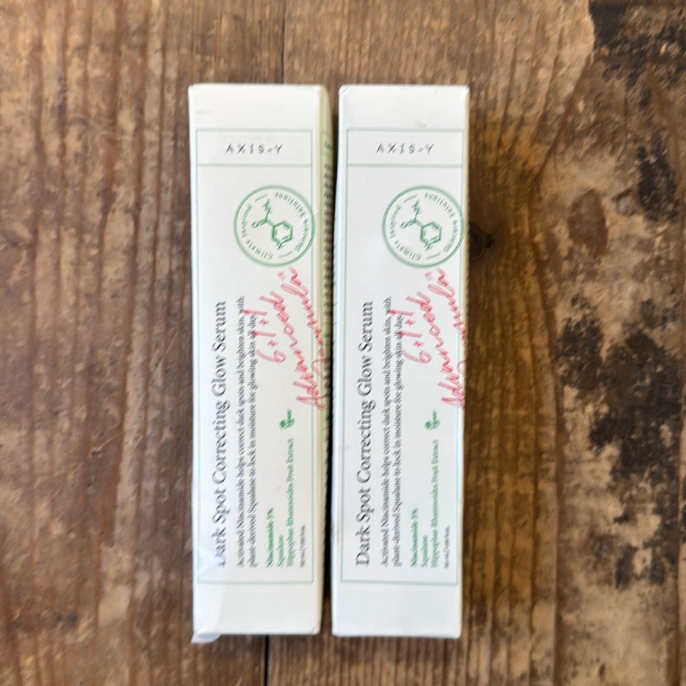 2 Pack! AXIS-Y Dark Spot Correcting Glow Serum 50ml Korean Cosmetics Exp: 11/25